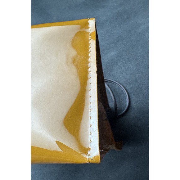 Bloomingdale's Little Brown Bag Vinyl Tote Brown Lunch Bag Purse Reusable - Picture 9 of 11